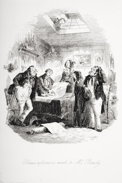 Ernste Bezugnahme auf Mr. Bunsby, Illustration aus 